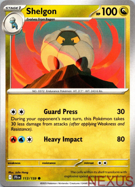 Shelgon 113/159 Common Near Mint