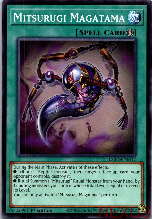 Mitsurugi Magatama L26D-ENM17 Common 1st Edition Near Mint
