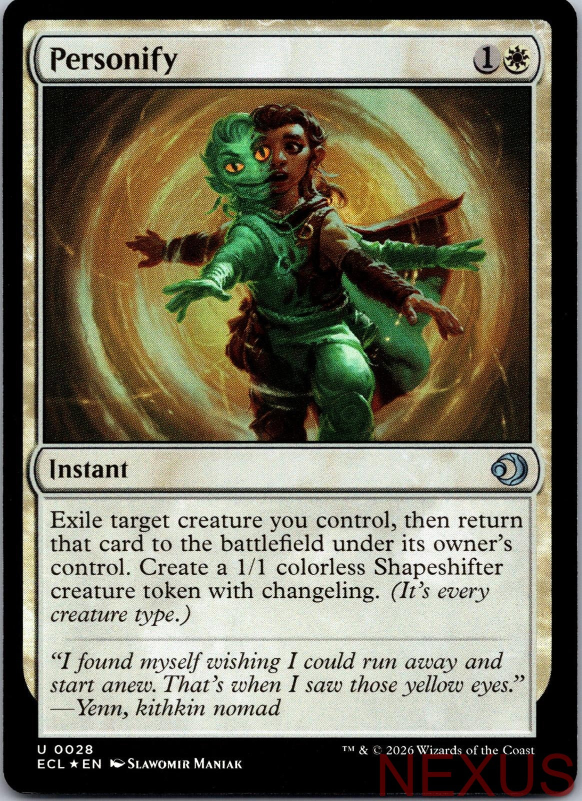 Personify 28 Uncommon Foil Near Mint