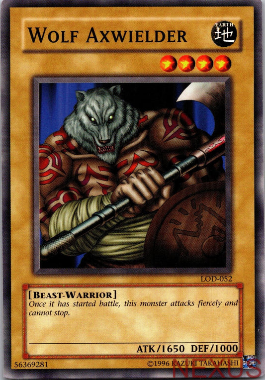 Wolf Axwielder LOD-052 Common Legacy of Darkness Unlimited Near Mint