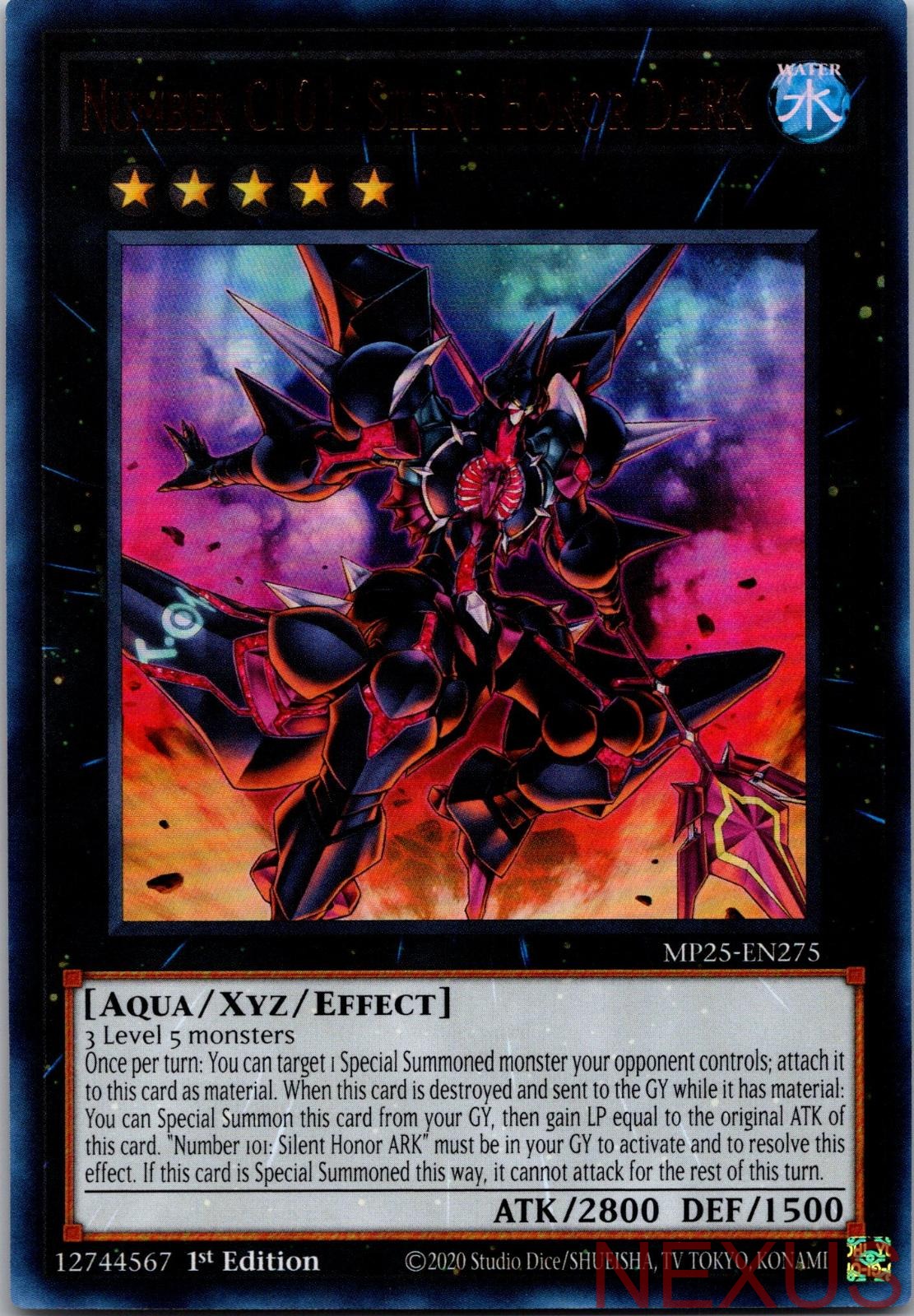 Number C101: Silent Honor DARK MP25-EN275 2025 Mega-Pack 1st Edition NM