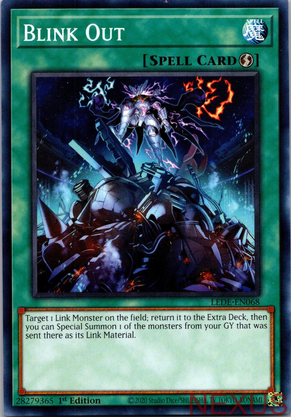 Blink Out LEDE-EN068 Common Legacy of Destruction 1st Edition Near Mint