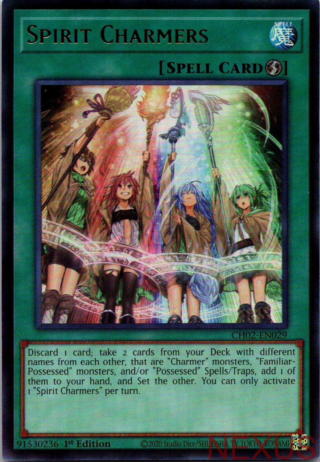 Spirit Charmers CH02-EN029 Ultra Rare 1st Edition Near Mint