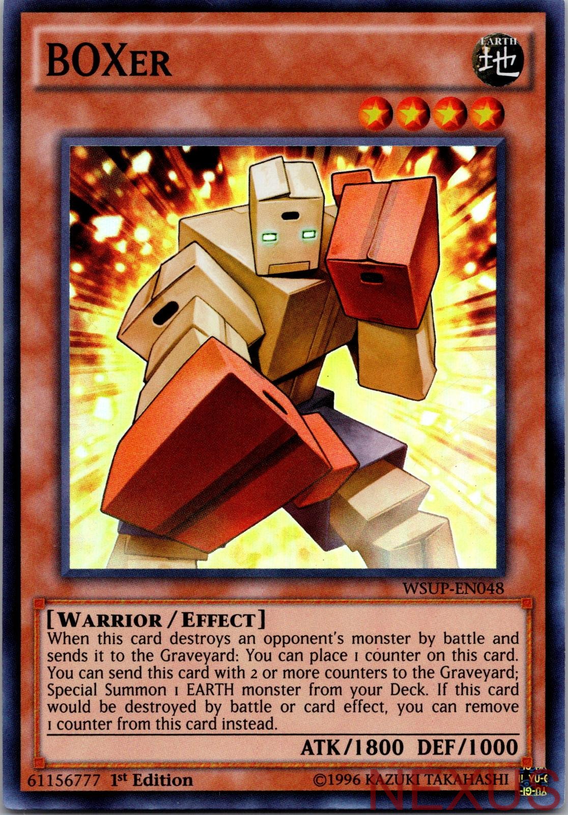 BOXer WSUP-EN048 Super Rare 1st Edition Lightly Played