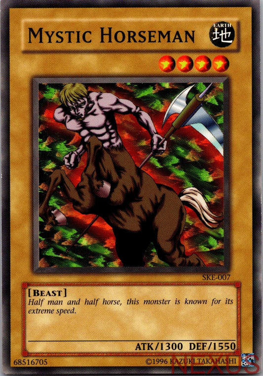 Mystic Horseman SKE-007 Common Starter Deck: Kaiba Evolution Unlimited Near Mint