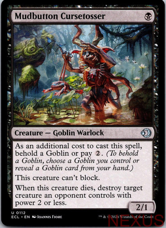 Mudbutton Cursetosser 112 Uncommon Near Mint