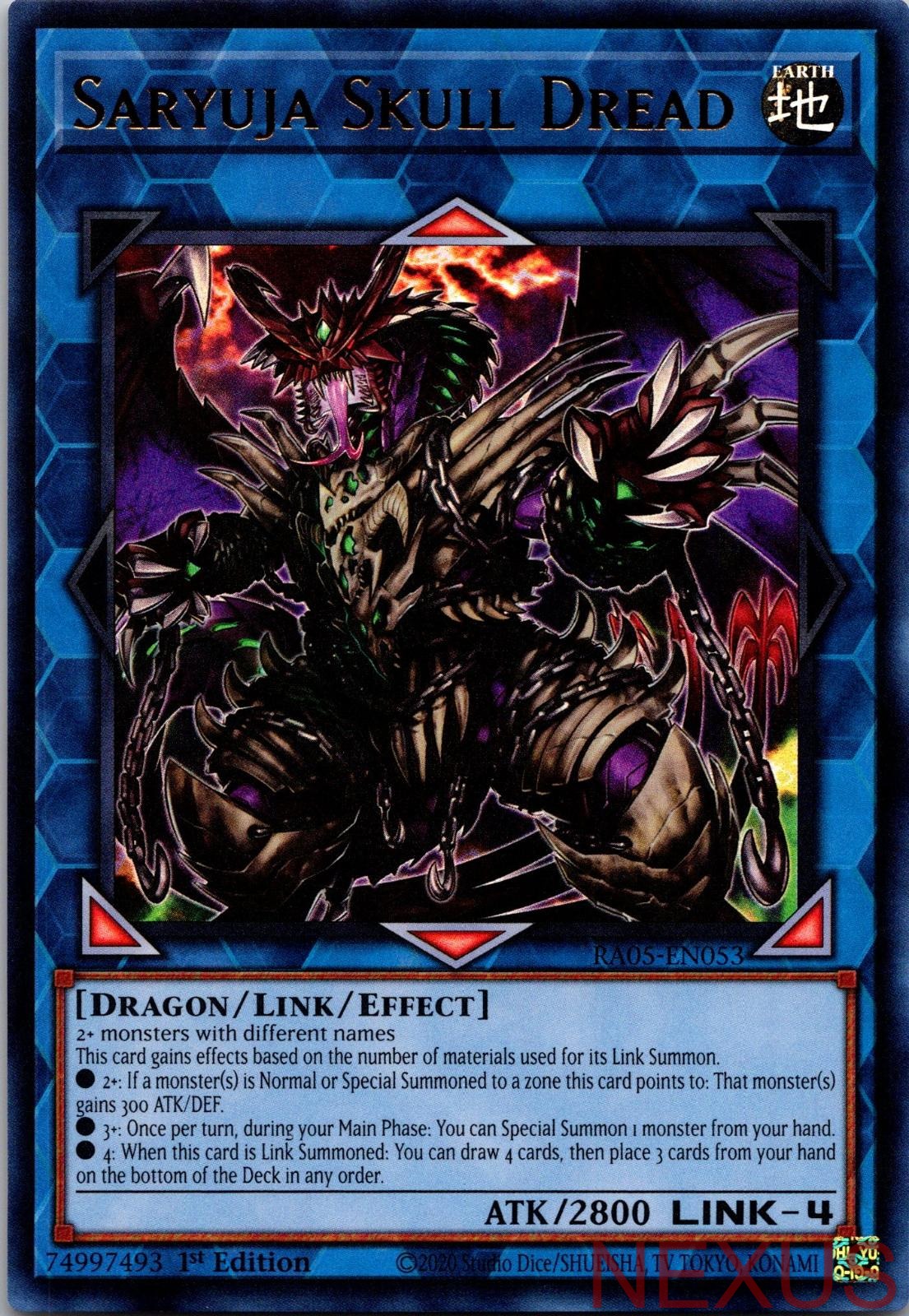 Saryuja Skull Dread (Ultra Rare) RA05-EN053 Ultra Rare 1st Edition Near Mint