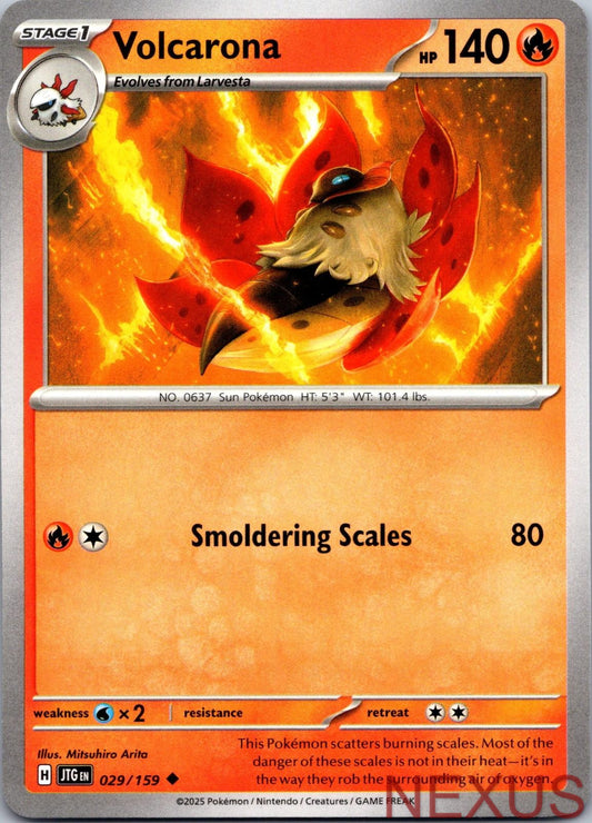 Volcarona 029/159 Uncommon Near Mint