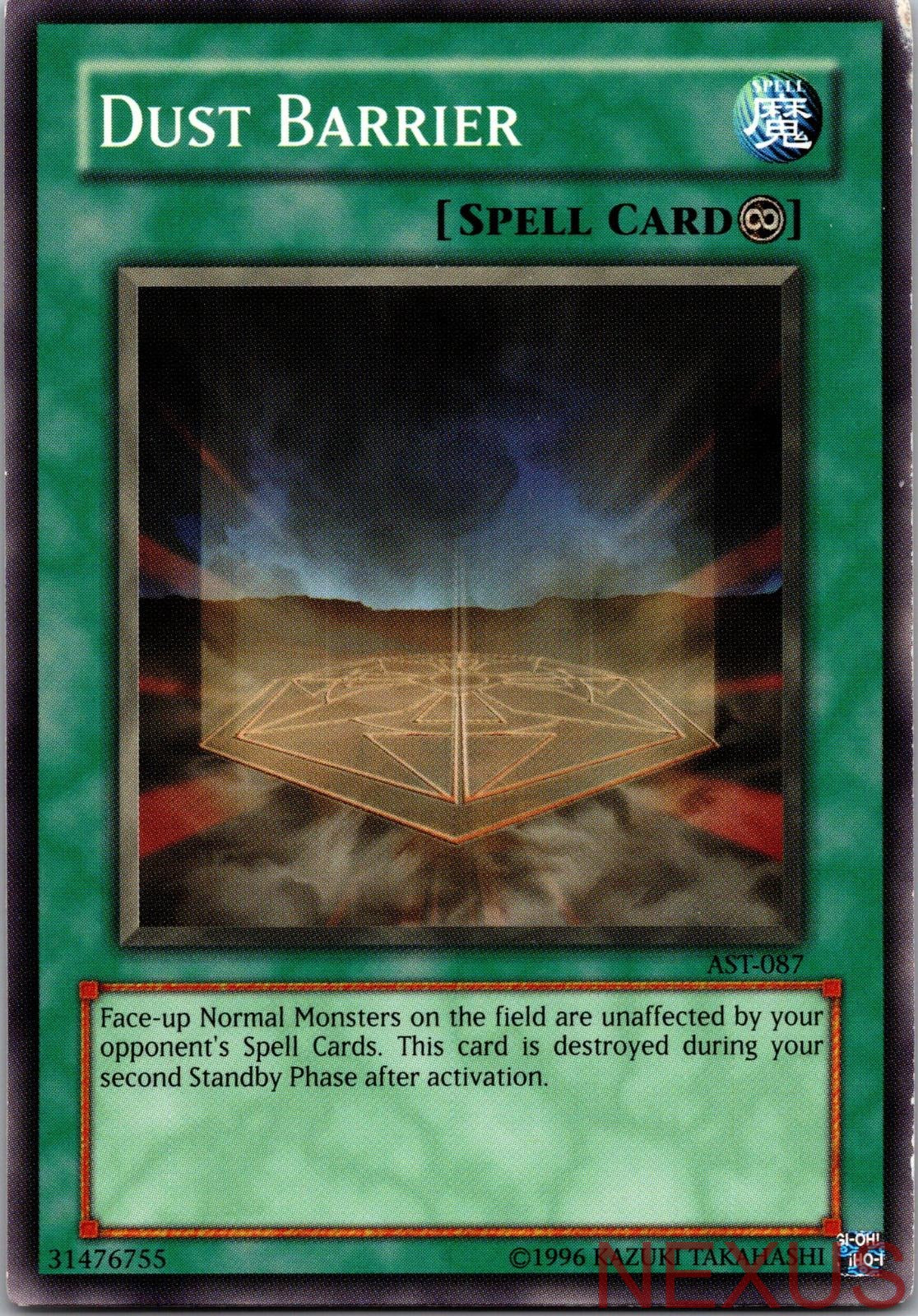 Dust Barrier AST-087 Common Ancient Sanctuary Yu-Gi-Oh Unlimited MP