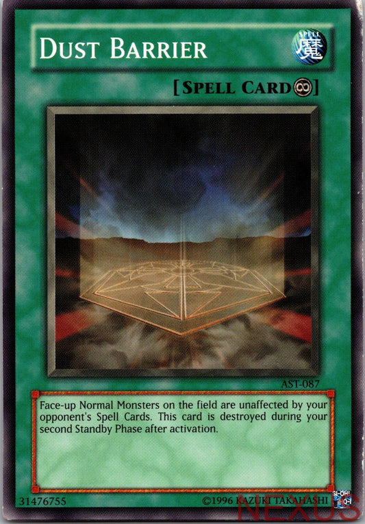 Dust Barrier AST-087 Common Ancient Sanctuary Yu-Gi-Oh Unlimited MP
