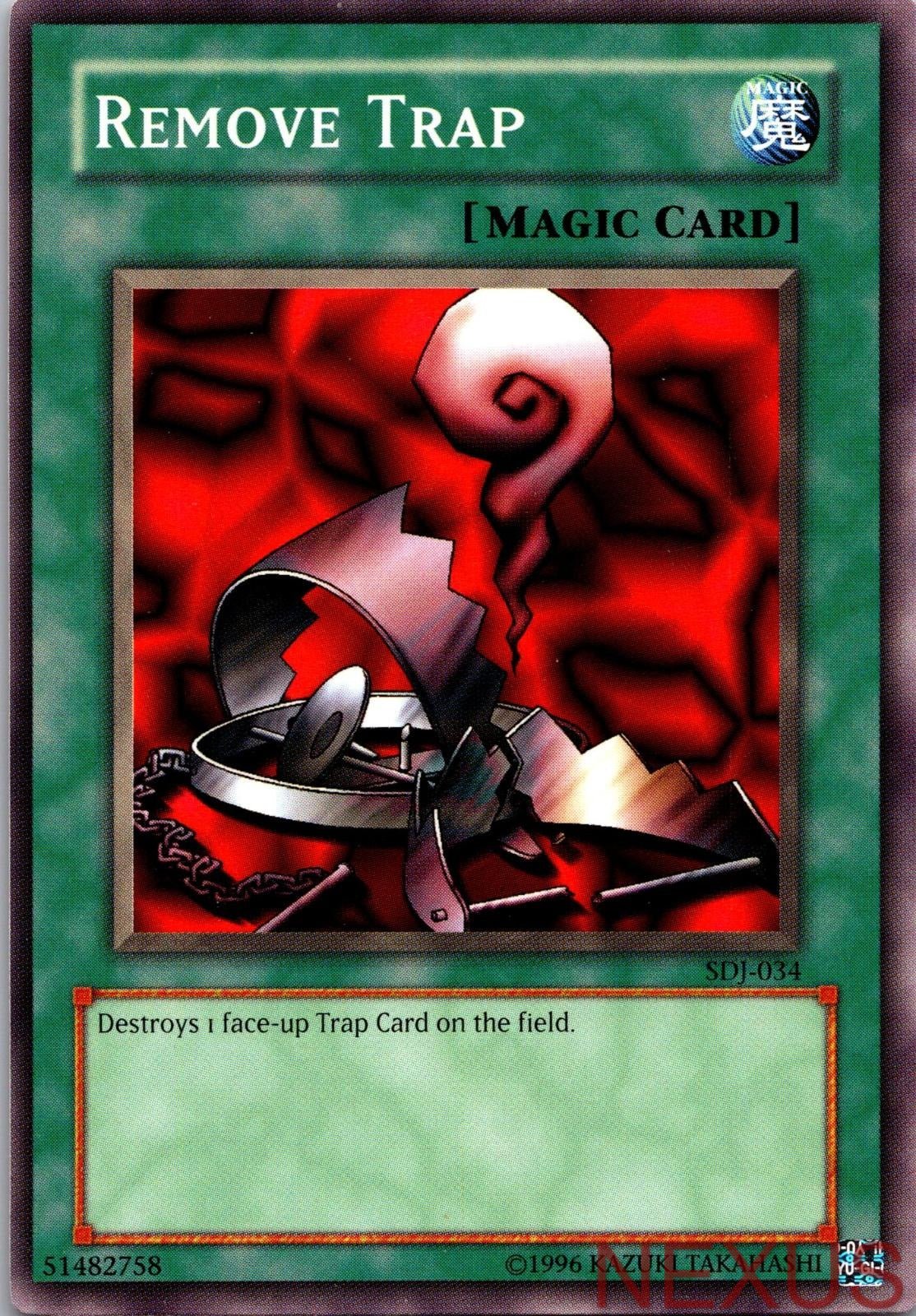 Remove Trap SDJ-034 Common Starter Deck: Joey Unlimited Near Mint