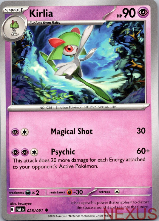 Kirlia 028/091 Uncommon Near Mint