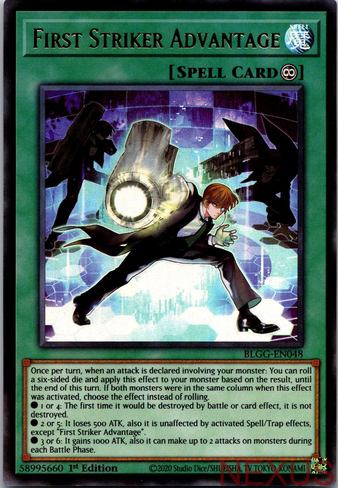 First Striker Advantage BLGG-EN048 1st Edition NM