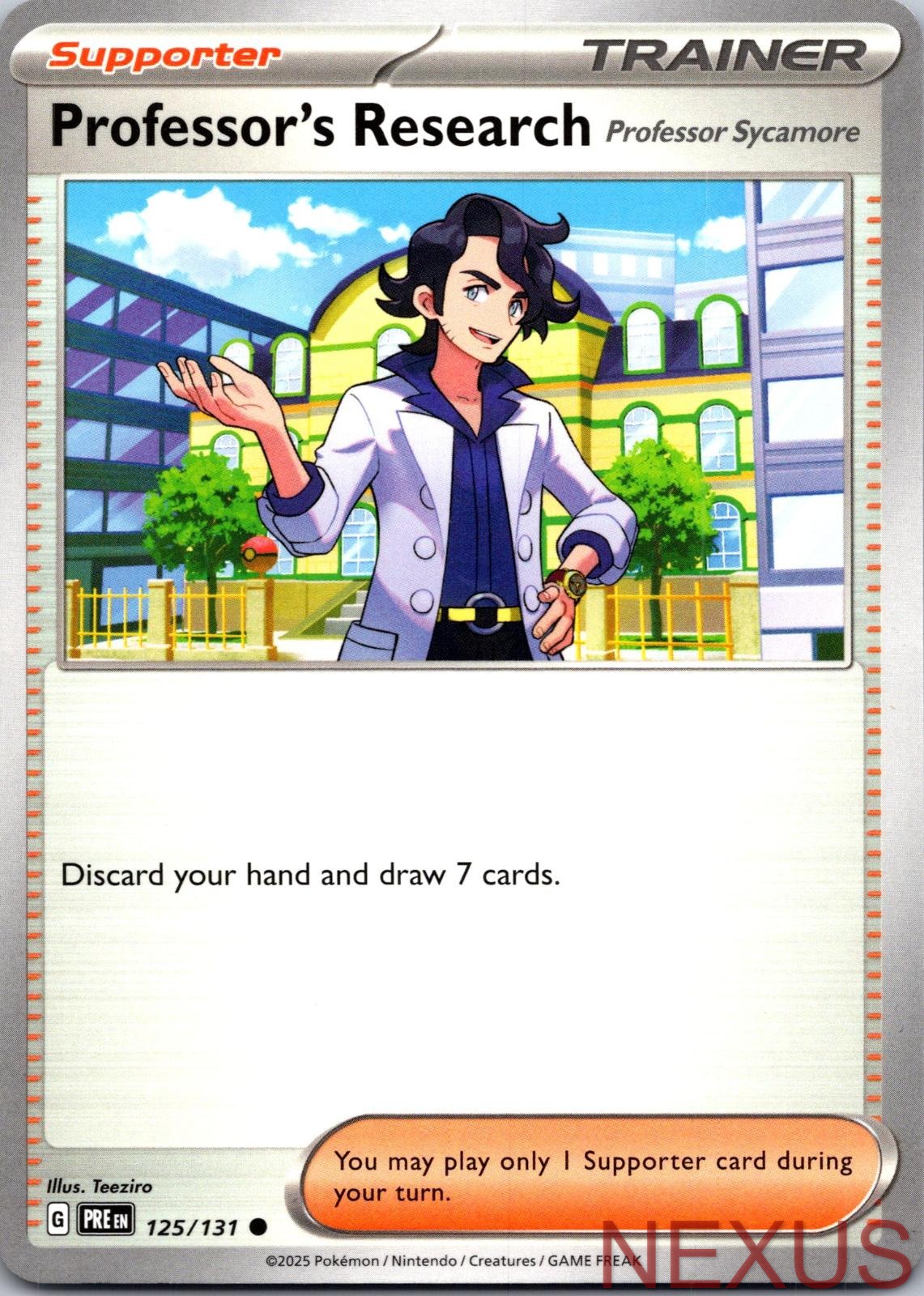 Professor's Research [Professor Sycamore] 125/131 Common Near Mint