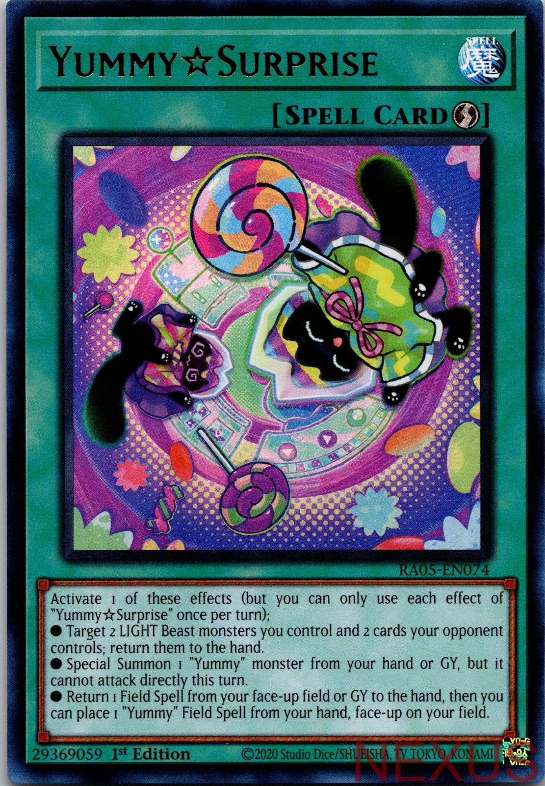YummySurprise (Ultra Rare) RA05-EN074 Ultra Rare 1st Edition Near Mint