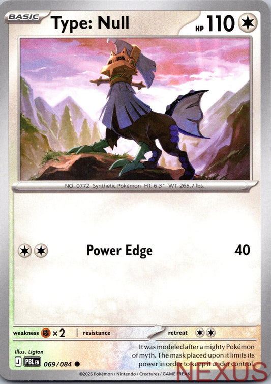 Type: Null 069/084 Common Near Mint