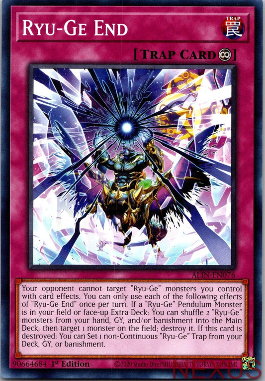 Ryu-Ge End ALIN-EN076 Common Alliance Insight 1st Edition Near Mint