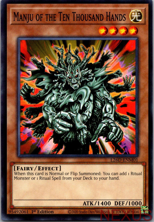 Manju of the Ten Thousand Hands L26D-ENM01 1st Edition NM