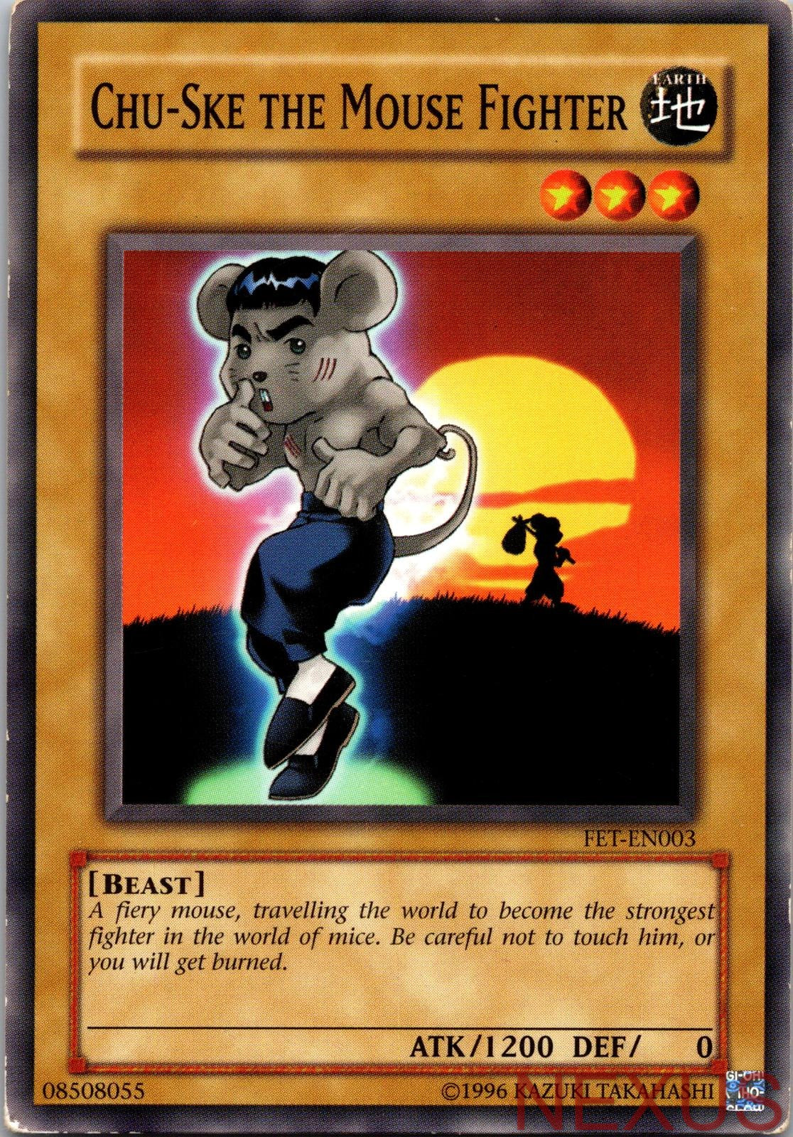 Chu-Ske The Mouse Fighter FET-EN003 Common Unlimited Lightly Played