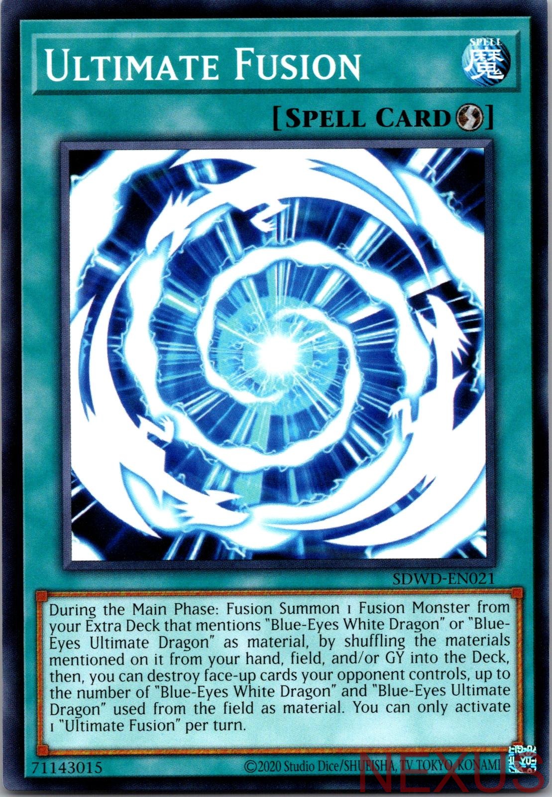 Ultimate Fusion SDWD-EN021 Common Unlimited Near Mint