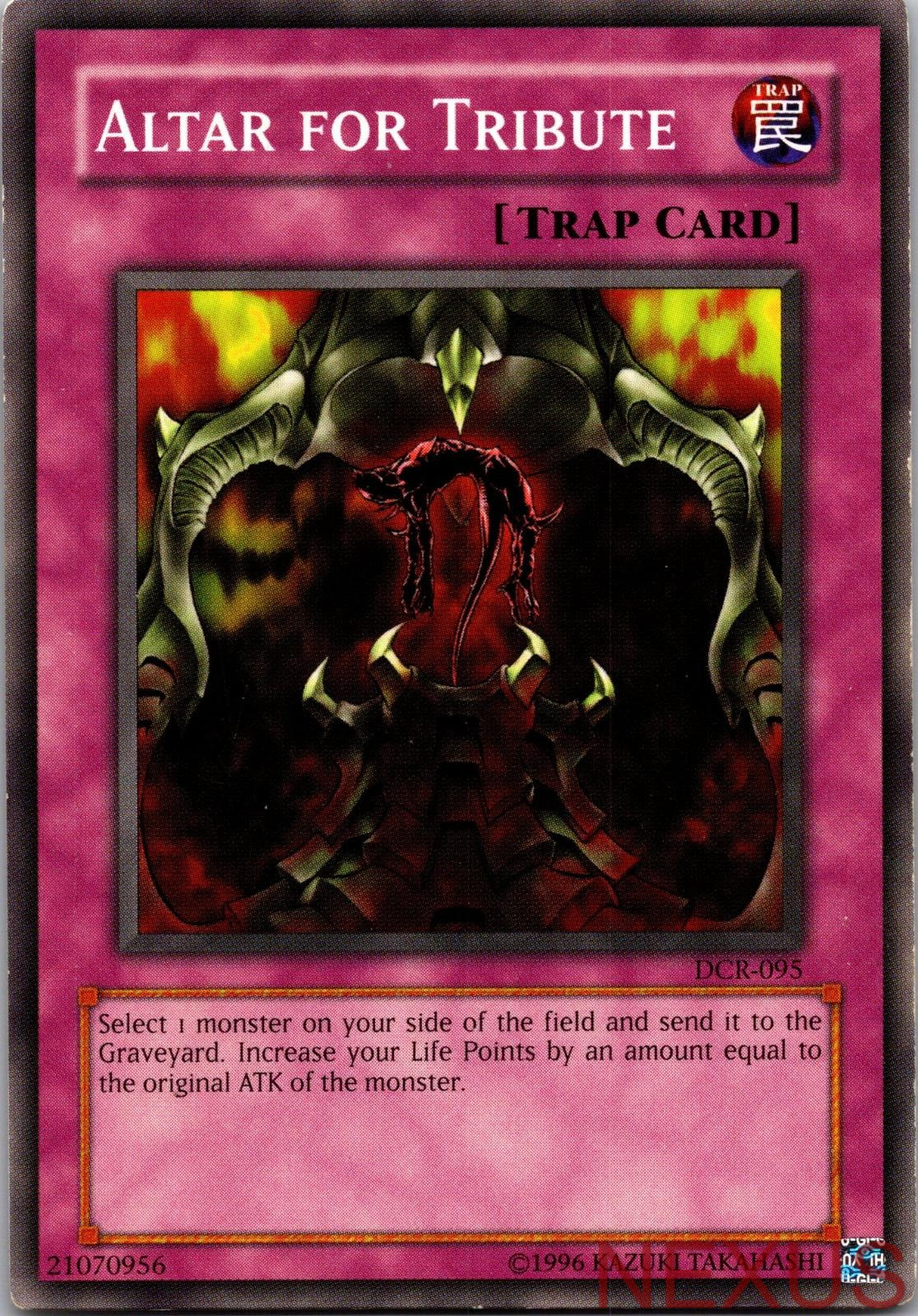 Altar for Tribute DCR-095 Common Dark Crisis Yu-Gi-Oh Unlimited Lightly Played