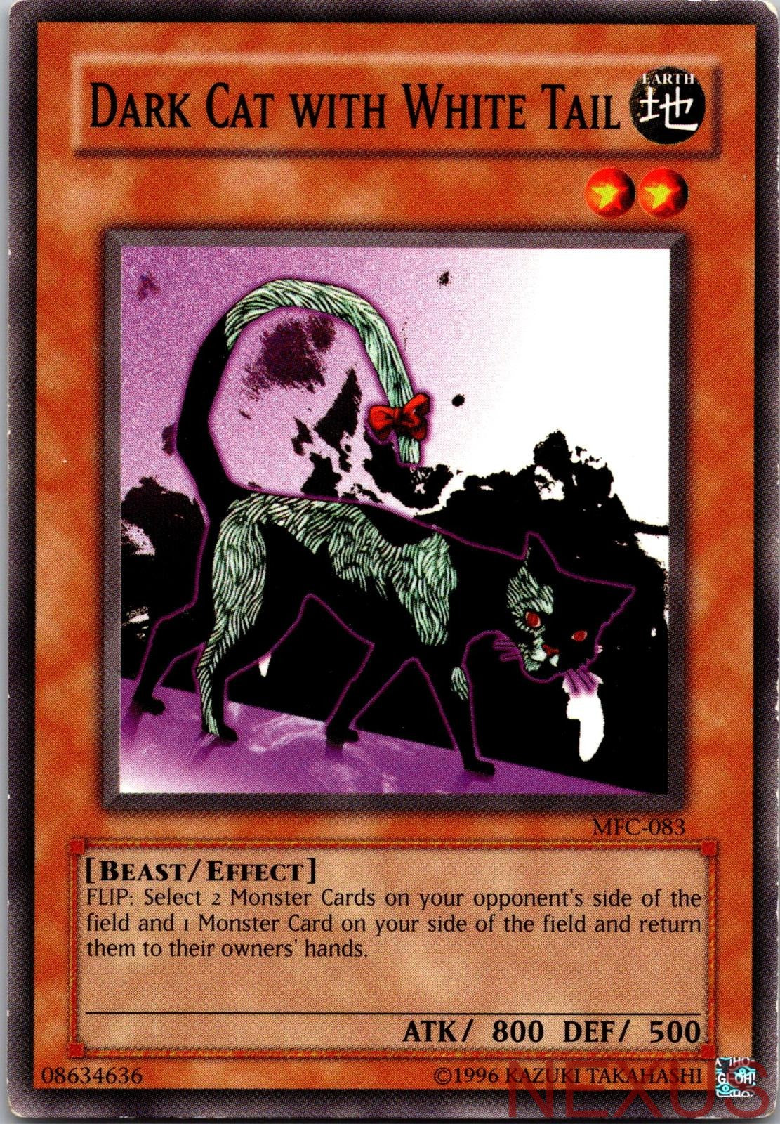 Dark Cat with White Tail MFC-083 Common Magician's Force Unlimited Near Mint