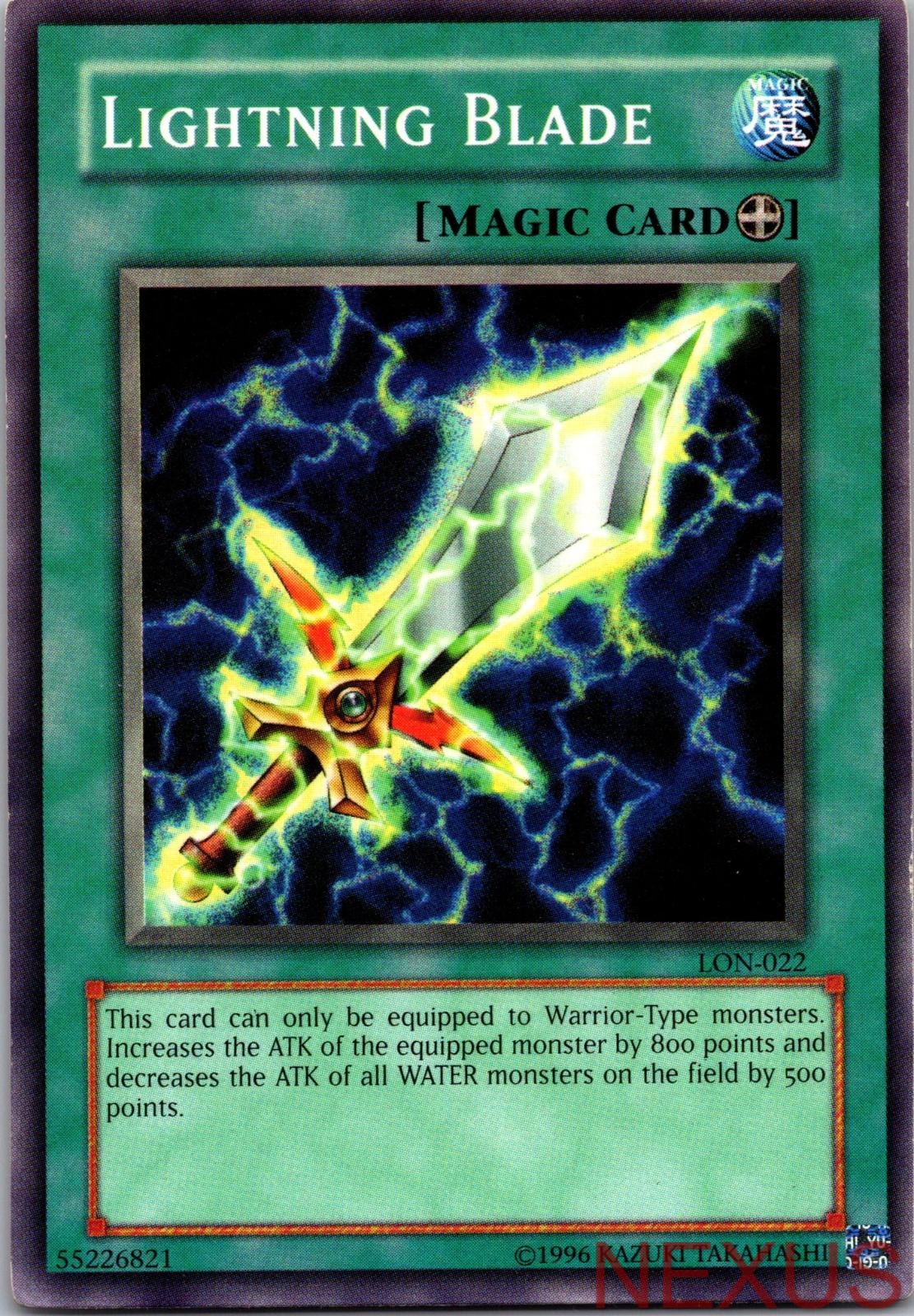 Lightning Blade LON-022 Common Labyrinth of Nightmare Unlimited Near Mint