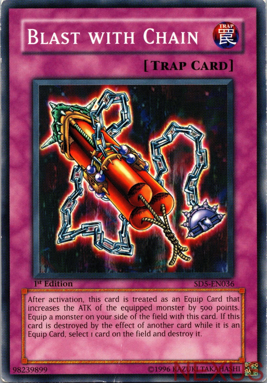 Blast with Chain SD5-EN036 Common 1st Edition Lightly Played