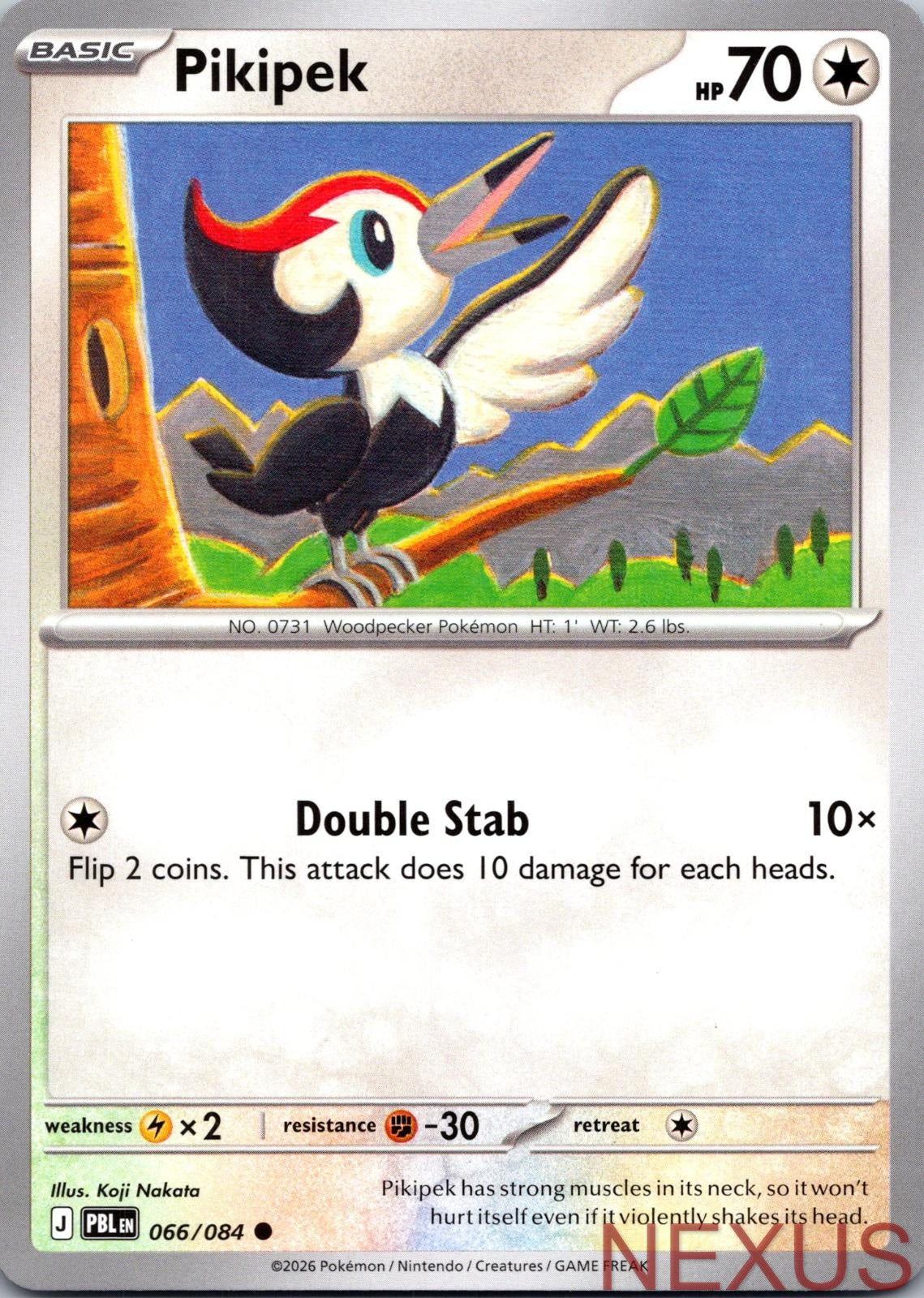 Pikipek 066/084 Common Near Mint