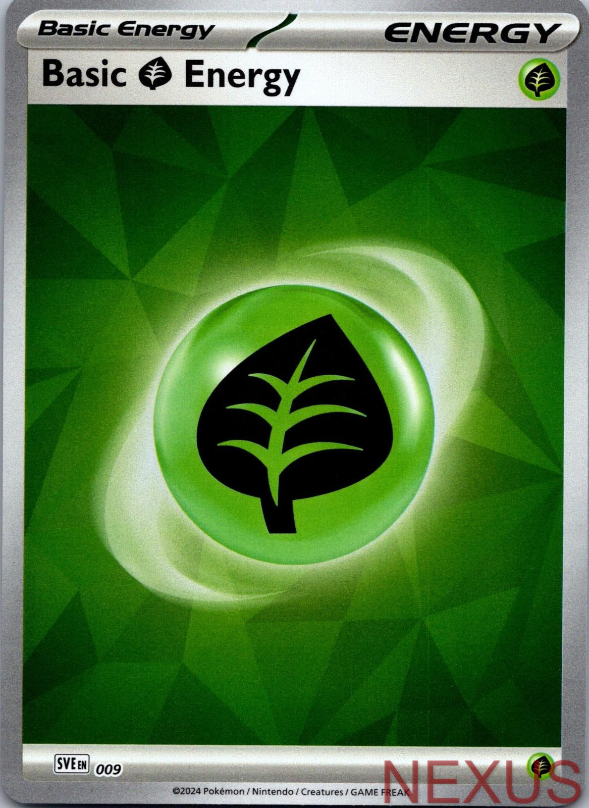 Basic Grass Energy (Reverse Holo) 001 Common Near Mint