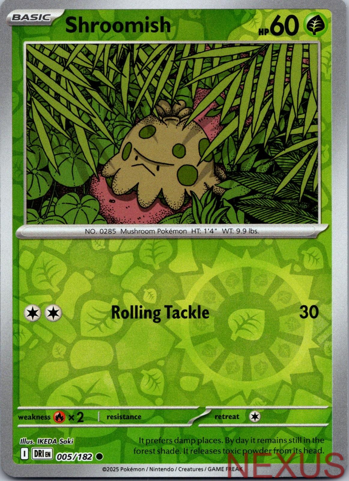 Shroomish 005/182 Common Near Mint