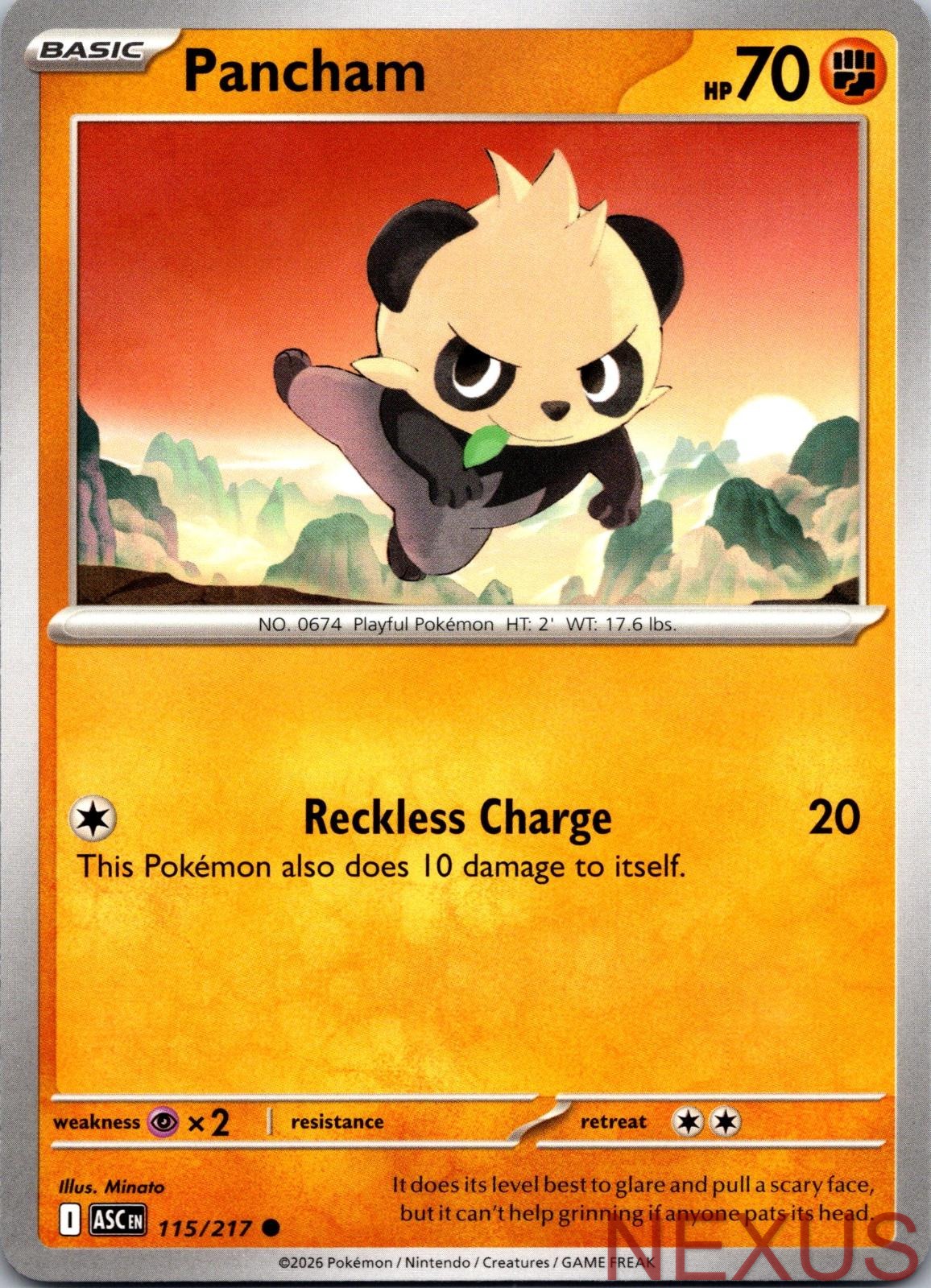 Pancham 115/217 Common Near Mint