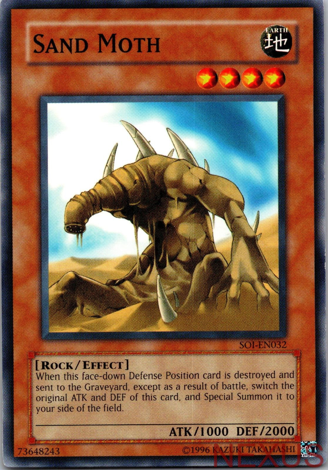 Sand Moth SOI-EN032 Common Shadow of Infinity Yu-Gi-Oh Unlimited Near Mint