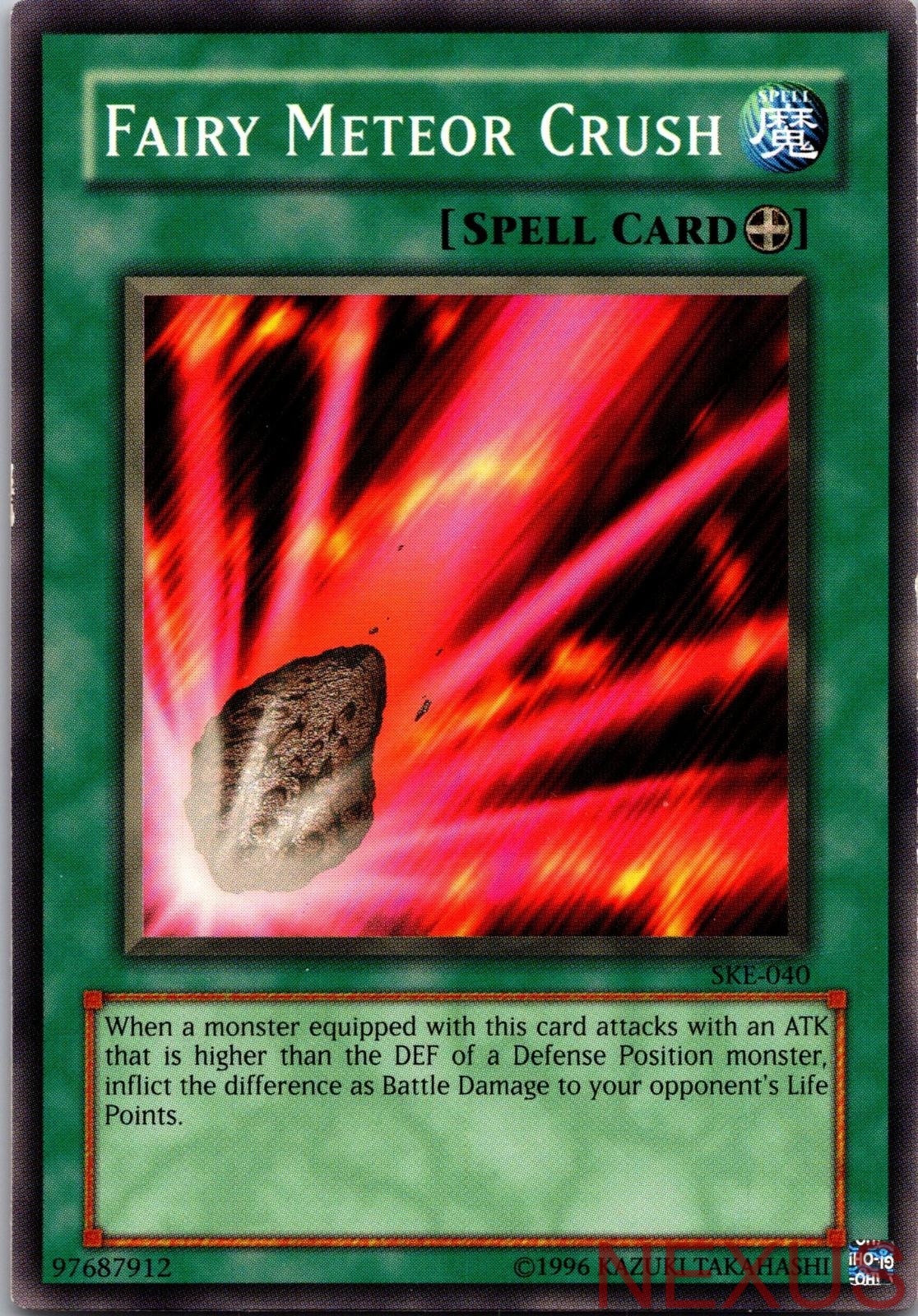 Fairy Meteor Crush SKE-040 Common Starter Deck: Kaiba Evolution Unlimited NM