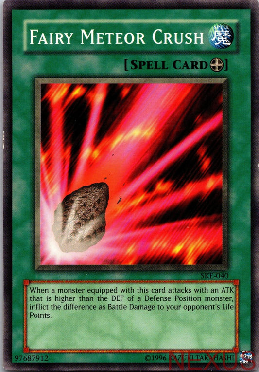 Fairy Meteor Crush SKE-040 Common Starter Deck: Kaiba Evolution Unlimited NM