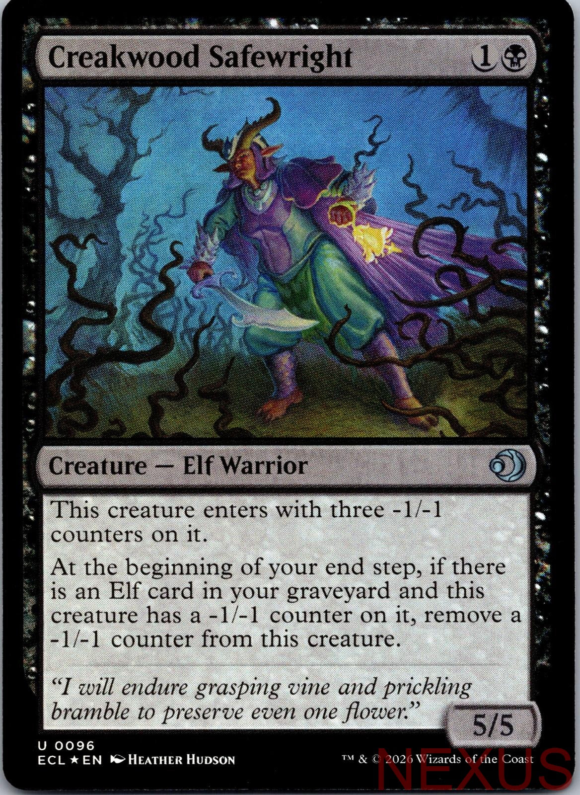 Creakwood Safewright 96 Uncommon Foil Near Mint