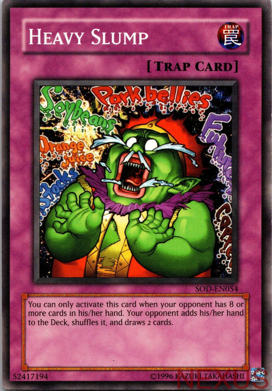 Heavy Slump SOD-EN054 Common Soul of the Duelist Yu-Gi-Oh Unlimited Near Mint