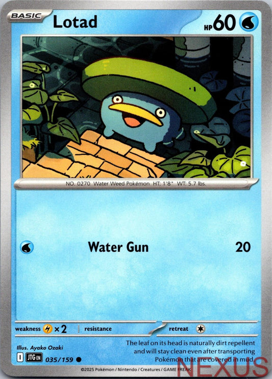 Lotad 035/159 Common Journey Together Near Mint