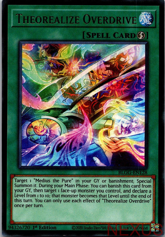 Theorealize Overdrive BLGG-EN128 1st Edition NM