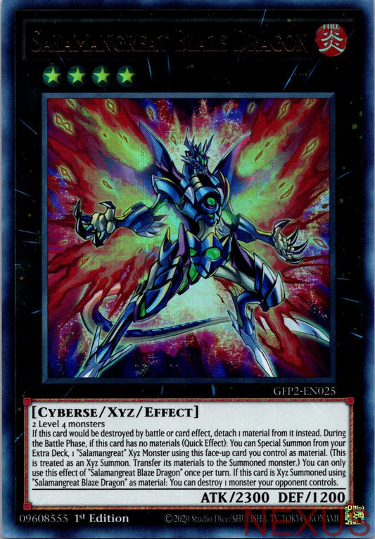 Salamangreat Blaze Dragon GFP2-EN025 1st Edition NM