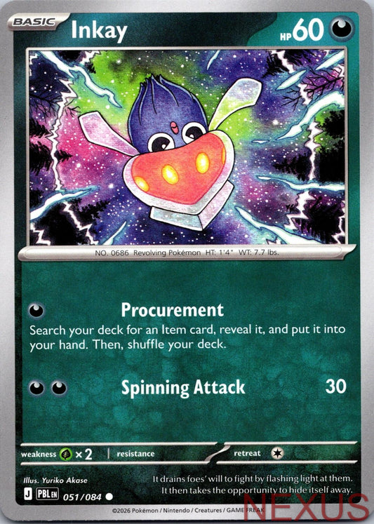 Inkay 051/084 Common Near Mint