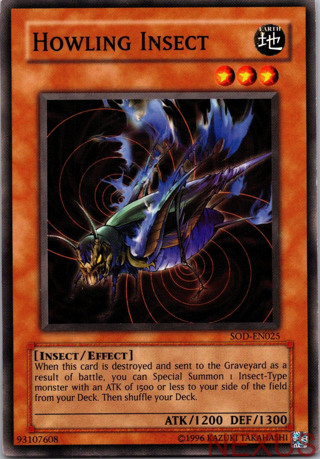 Howling Insect SOD-EN025 Common Soul of the Duelist Unlimited Near Mint