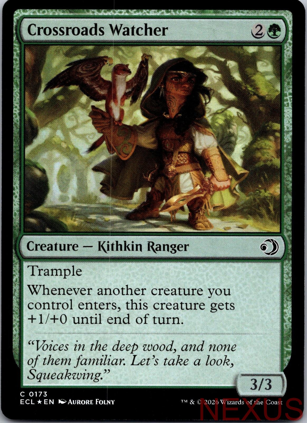 Crossroads Watcher 173 Common Foil Near Mint