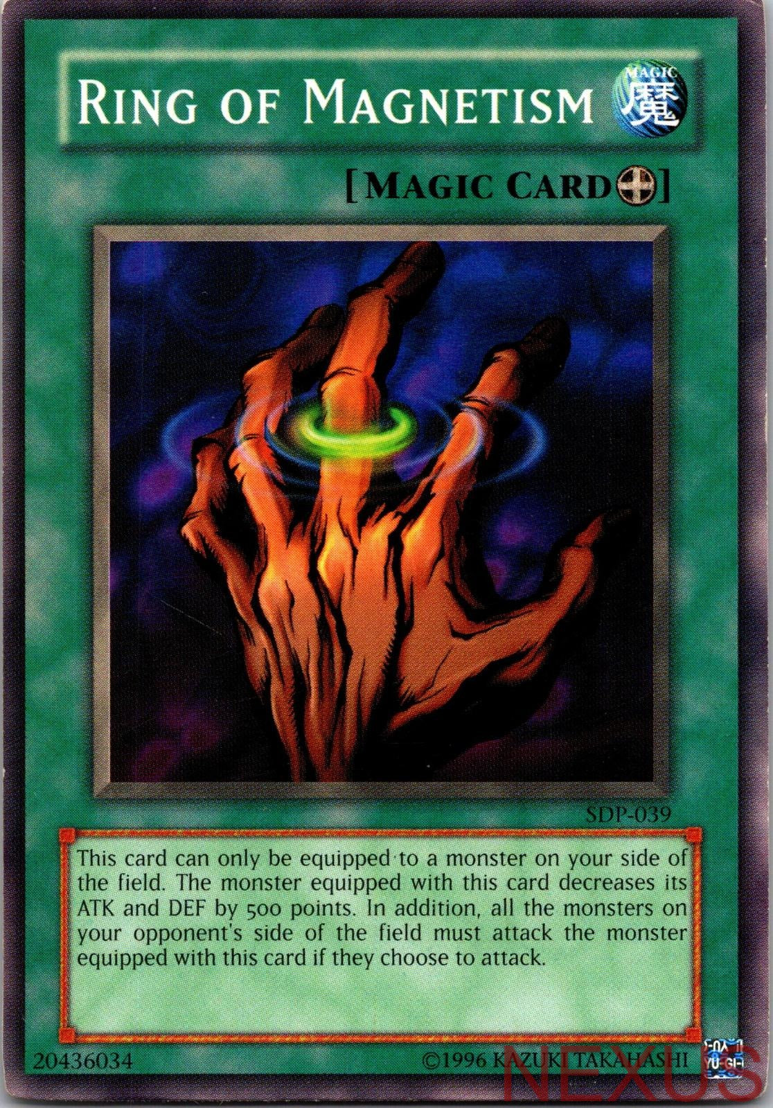 Ring of Magnetism SDP-039 Common Starter Deck: Pegasus Unlimited Near Mint
