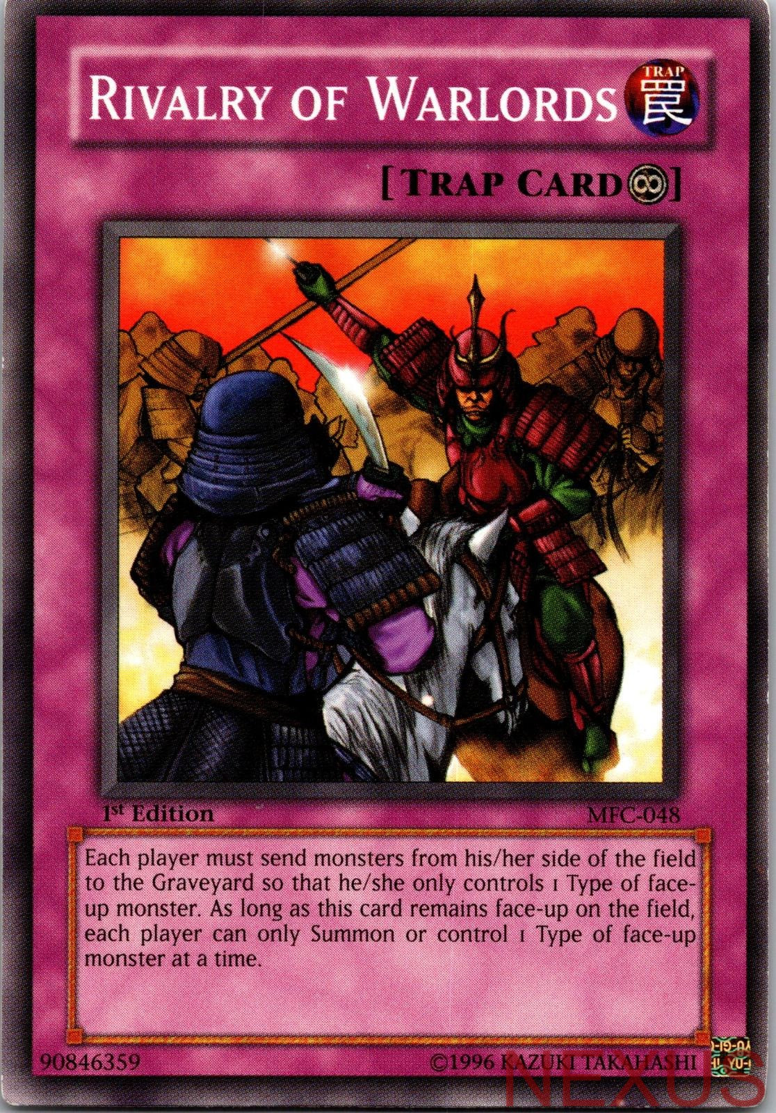 Rivalry of Warlords MFC-048 Common Magician's Force Yu-Gi-Oh 1st Edition NM