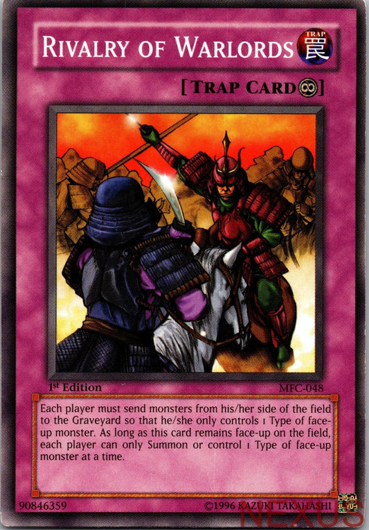 Rivalry of Warlords MFC-048 Common Magician's Force Yu-Gi-Oh 1st Edition NM