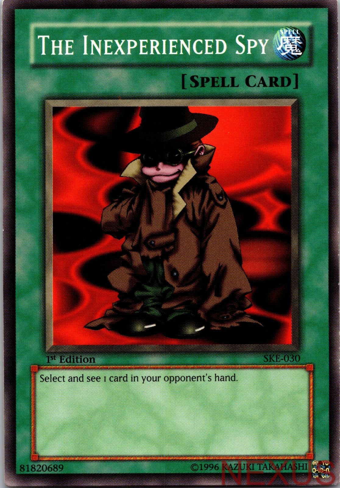 The Inexperienced Spy SKE-030 Common 1st Edition Lightly Played