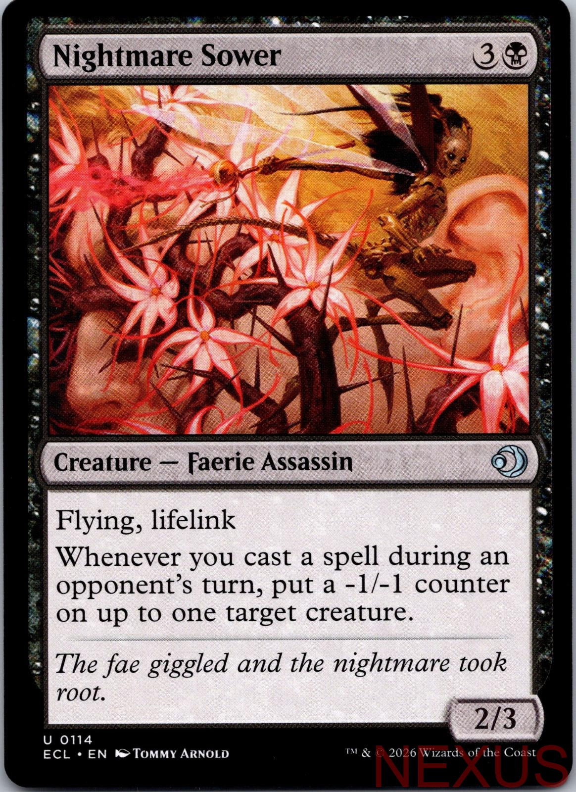 Nightmare Sower 114 Uncommon Near Mint