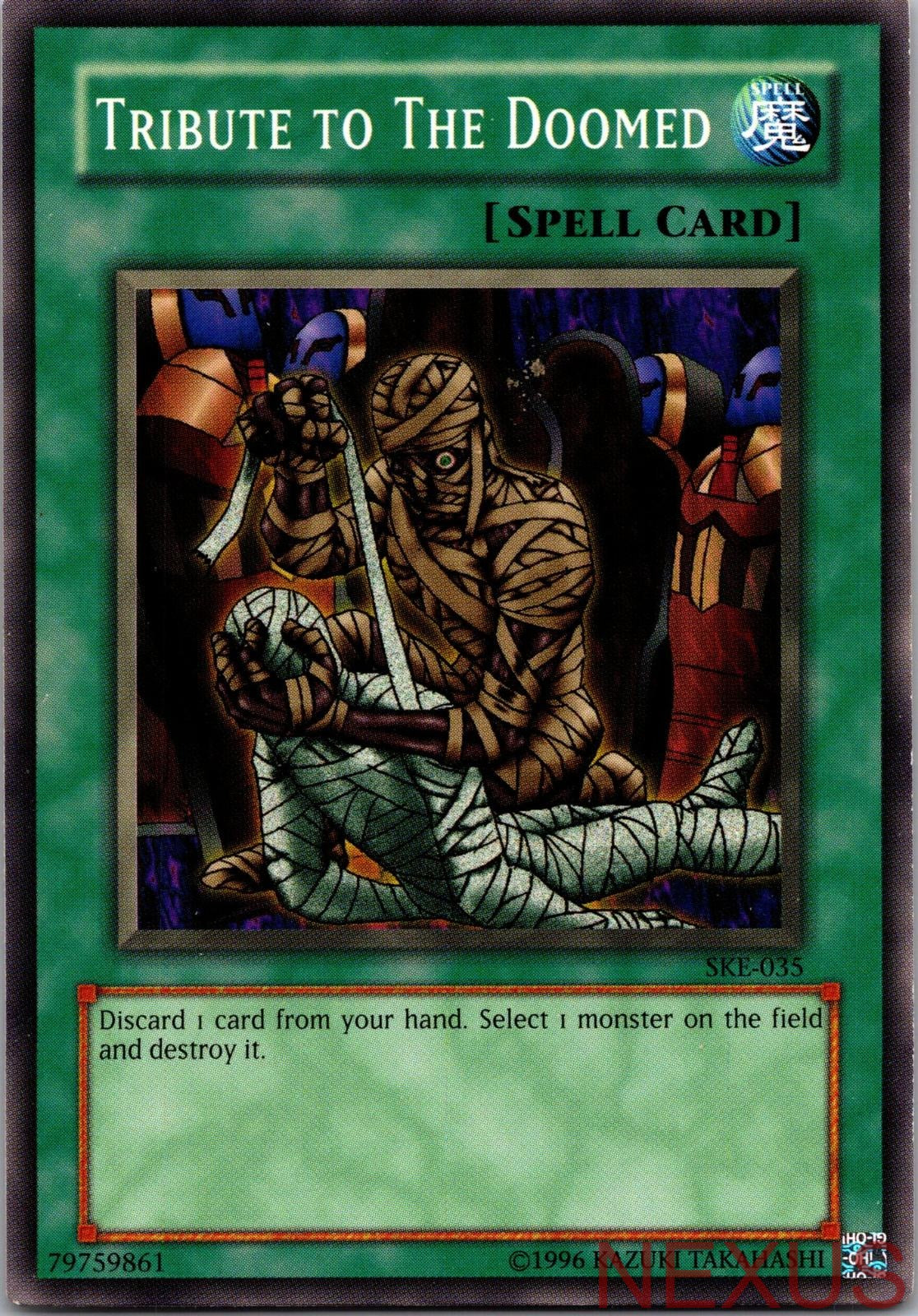 Tribute to The Doomed SKE-035 Common Starter Deck: Kaiba Evolution Unlimited NM