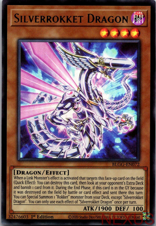 Silverrokket Dragon BLGG-EN072 Ultra Rare 1st Edition Near Mint